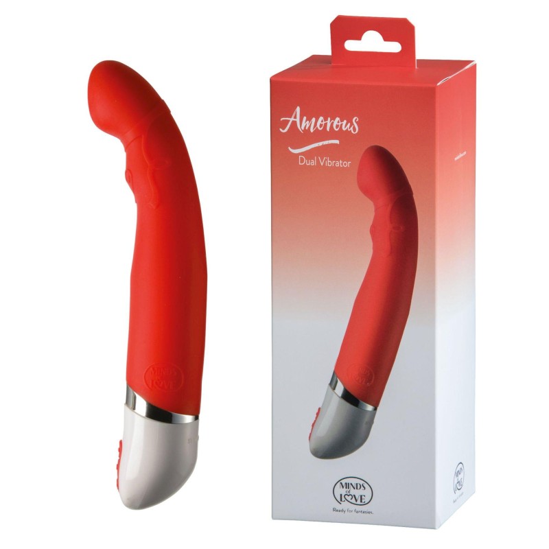 MINDS of LOVE Amorous Dual Vibrator red